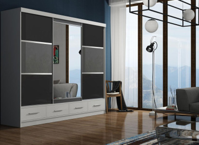 Wardrobe Cabinets Wardrobe Wall Unit 3 Doors Wood Furniture Bedroom new